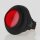 Drucktasten-Schalter rund rot beleuchtet 2-polig 25 mm 250V/16A IP65