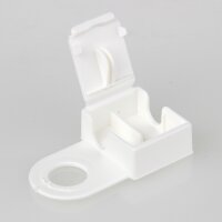Zugentlaster 42,5x24 mm Kunststoff Weiß mit...