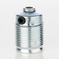 E27 Metall-Lampenfassung verzinkt Außengewinde mit...