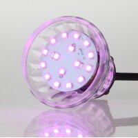 E14 LED Kappenlampe 1,2W pink – 16+4 SMD, 230V,...