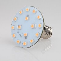 E14 LED Kappenlampe 1,2W pink – 16+4 SMD, 230V, passend für Diamantschliffkappen
