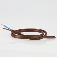 PVC-Lampenkabel braun 2-adrig 2x0,75 mm² H03VVH2-F...