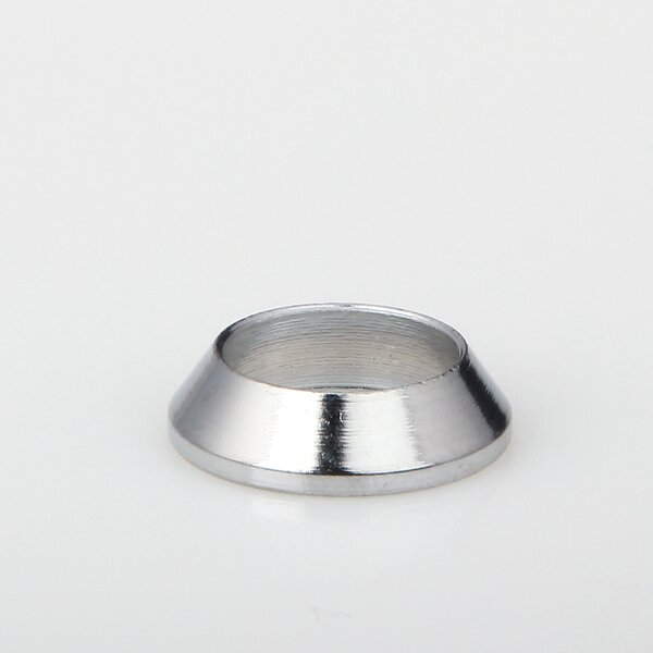 Schrägmutter – 15x4 mm, 10,5 mm Bohrung, Messing verchromt