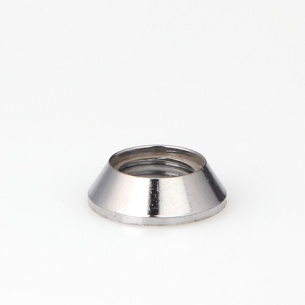 M8x1 Schrägmutter – 13x4 mm, Messing verchromt