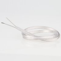 PVC-Lampenkabel transparent 2-adrig 2x0,75 mm²...