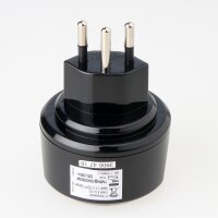 Reisestecker-Adapter Deutschland auf Schweiz 10A/250V mit Kinderschutz und Sicherung – Brennenstuhl