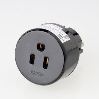 Reisestecker-Adapter USA/Japan auf Deutschland 15A/250V...
