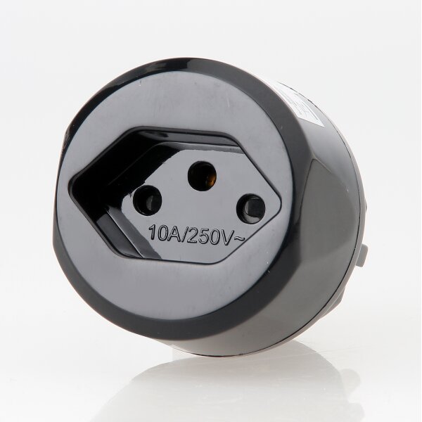 Reisestecker-Adapter Schweiz auf Deutschland 10A/250V – Brennenstuhl