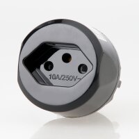 Reisestecker-Adapter Schweiz auf Deutschland 10A/250V...