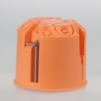 Kaiser Geräte-Verbindungsdose Unterputzdose Ø68mm, Tiefe 61mm, orange