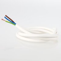 PVC-Lampenkabel weiß 3-adrig 3x0,75 mm²...