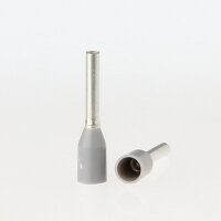 Aderendhülsen 0,75 mm² grau isoliert – 14...