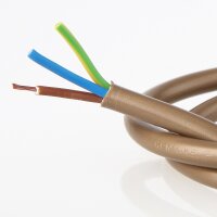 PVC-Lampenkabel gold 3-adrig 3x0,75 mm² H03VV-F...