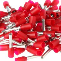 Aderendhülsen 1,0 mm² rot isoliert – 14...