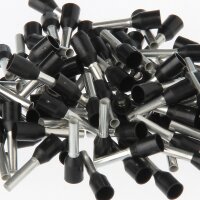 Aderendhülsen 1,5 mm² schwarz isoliert –...