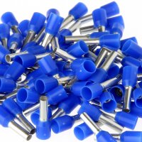 Aderendhülsen 2,5 mm² blau isoliert – 15...