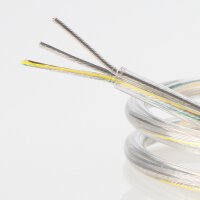 PVC Lampenkabel Rundkabel transparent 3-adrig,...