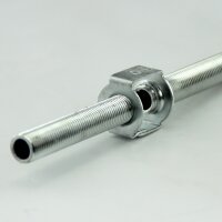 M10x1 Auslass-Gewindeadapter 20x18 mm aus gestanztem Eisen, verzinkt