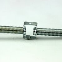 M10x1 Auslass-Gewindeadapter 20x18 mm aus gestanztem Eisen, verzinkt