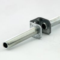 M10x1 Auslass-Gewindeadapter 19x20x20 mm aus gestanztem Eisen, verzinkt