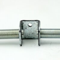 M10x1 Auslass-Gewindeadapter 19x20x20 mm aus gestanztem Eisen, verzinkt