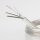PVC-Lampenkabel Rundkabel transparent 3-adrig 3x0,75 mm² FEP/PVC mit integriertem Stahlseil als Zugentlastung - Meterware