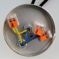 10 x Wago 221-412 Compact Verbindungsklemme 2-polig, transparent, für alle Leiterarten
