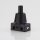 Lampen Einbauschalter – Einbau-Druckschalter schwarz, 250V / 2A, 12 mm Achse 1-polig
