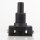 Lampen Einbauschalter – Einbau-Druckschalter schwarz, 250V / 2A, 12 mm Achse 1-polig