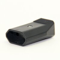 Eurokupplung Europa-Flachkupplung schwarz 250V/2A