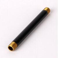 M10x1 Lampen Pendelrohr Metall schwarz – 100 mm...