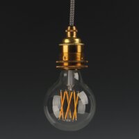 Danlamp E27 LED Globe De Luxe Vintage Lampe 2,5W 2200K...