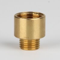 Reduzier-Nippel Kopfstück Gewinde-Adapter Messing...