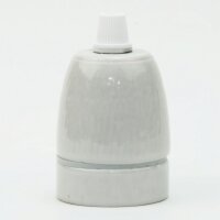 E27 Premium Porzellan-Lampenfassung glasiert, inkl....