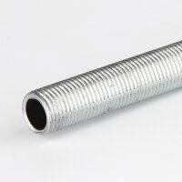 Lampen Gewinderohr M16x1 verzinkt Länge 1000 mm