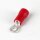100 x Ringkabelschuh rot isoliert 0,5-1,5 mm² M3.2