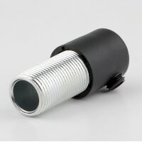 M13x1x20 Zugentlastung Klemmnippel, schwarz, mit Metall...