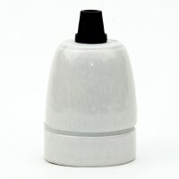 E27 Premium Porzellan-Lampenfassung glasiert, inkl....
