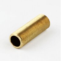 M13x1 Lampen-Gewinderohr Messing roh – 15 mm...