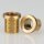 Trompeten-Nippel M10x1x12 – Messing 12x12 mm, mit Verdrehschutz