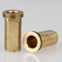 Trompeten-Nippel M10x1x20 – Messing 12x20 mm, mit...