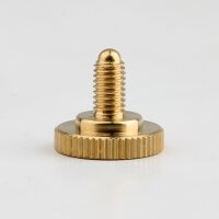 M5x9 Gewinde Rändelschraube Messing 16x15 mm...