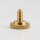 M5x9 Gewinde Rändelschraube Messing 16x15 mm Leuchtenbau
