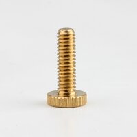 M4x13 Gewinde Rändelschraube Messing 8x15 mm...