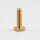 M4x13 Gewinde Rändelschraube Messing 8x15 mm Leuchtenbau