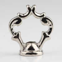 Zier-Ringnippel Messing vernickelt M10x1...