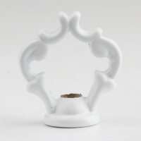 Zier-Ringnippel Messing weiß M10x1...
