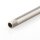 M10x1 Lampen Pendelrohr Metall Nickel matt – 800 mm – Edelstahloptik – beidseitig Außengewinde
