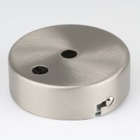 Lampen Zier-Baldachin Metall edelstahloptik Ø 80...