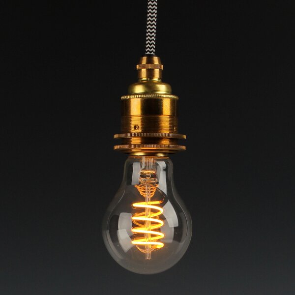 Danlamp E27 LED Standard de Luxe Vintage Lampe 4W 2200K 60mm dimmbar